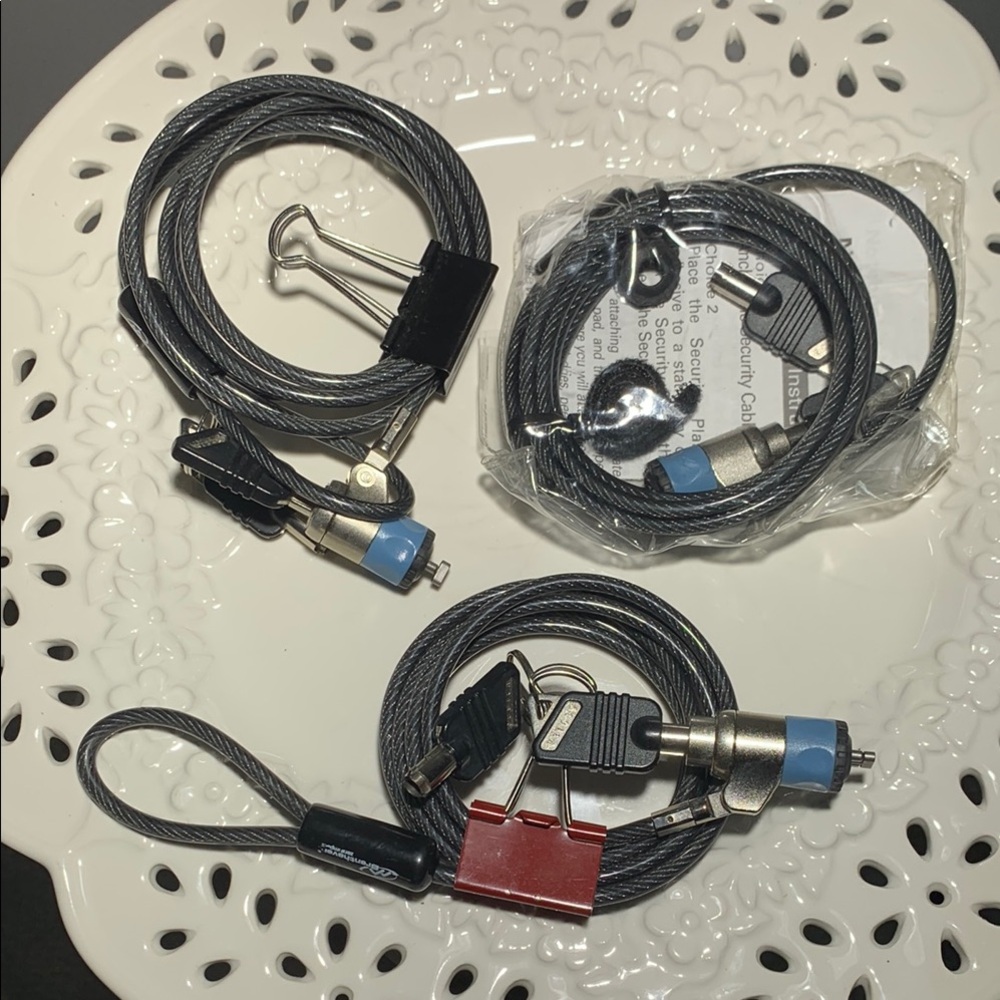 Brenthaven Swivel Laptop Lock  all 3